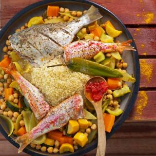 Easy fish couscous