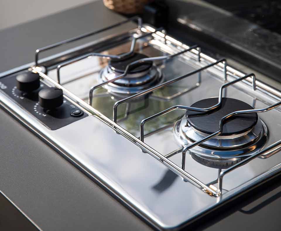 Gas built-in hob