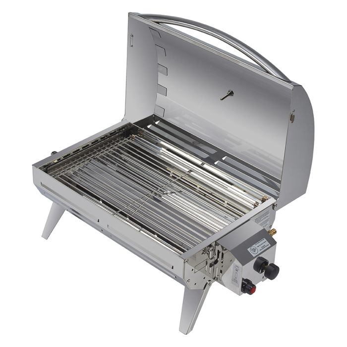 Portable grill for boat shop
