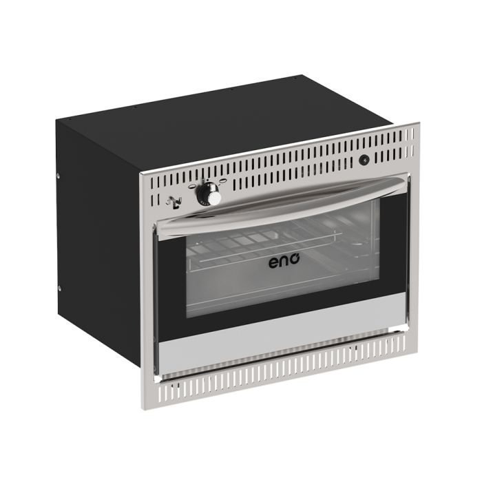 Stainless steel top gas wall oven