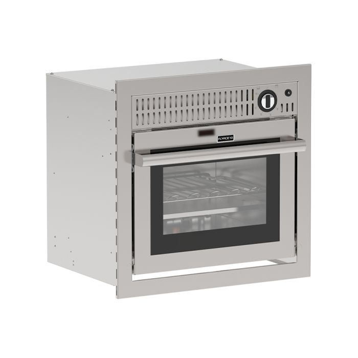 Built in gas sales oven with broiler