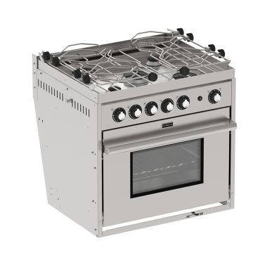 5 burner gimbaled gas cooker